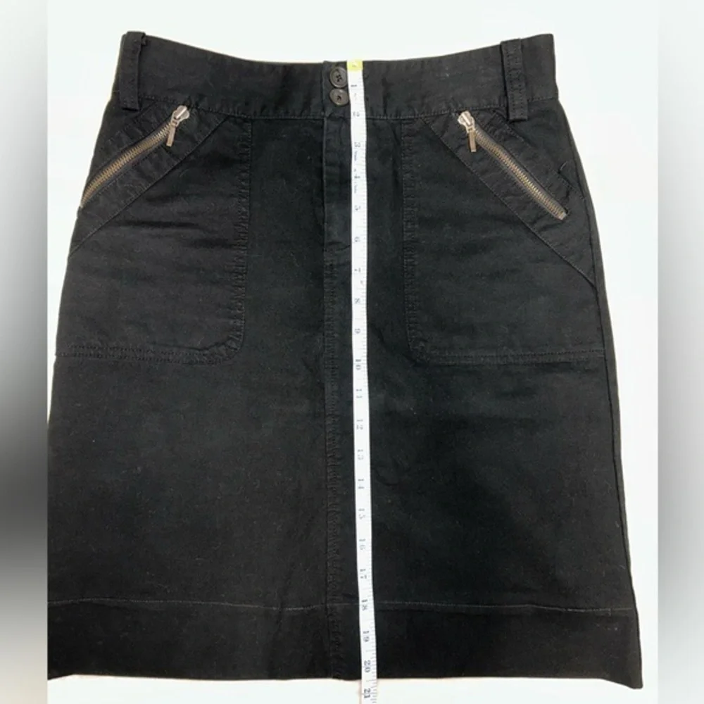 Banana Republic utility skirt with zipper pockets -‎ sz 2 - Picture 4 of 6
